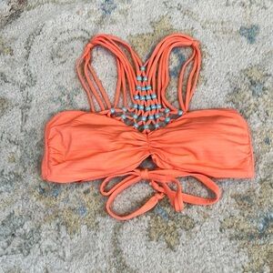 Eco-Peace,NBW, Boho-Beaded in Turquoise, Strappy Shoulders, Tie-Back🔥